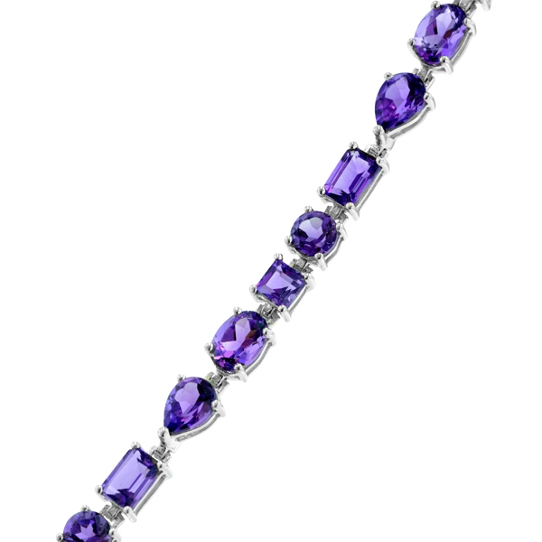 Buy online best quality 8mm Amethyst Crystal stone Bracelet at  magizhhandicrafts.com
