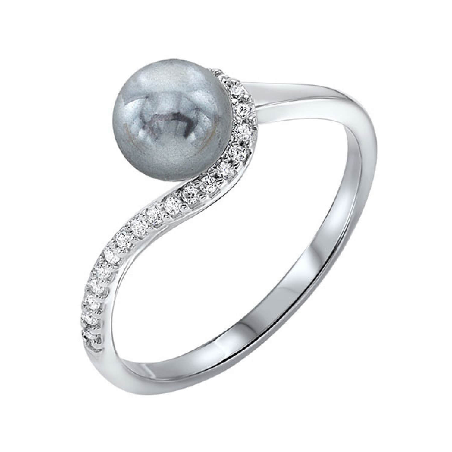 Tahitian Black Pearl Ring in White Gold with Diamonds – Maui Divers Jewelry-hautamhiepplus.vn