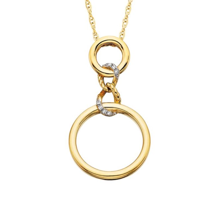 Diamond Circle Pendant