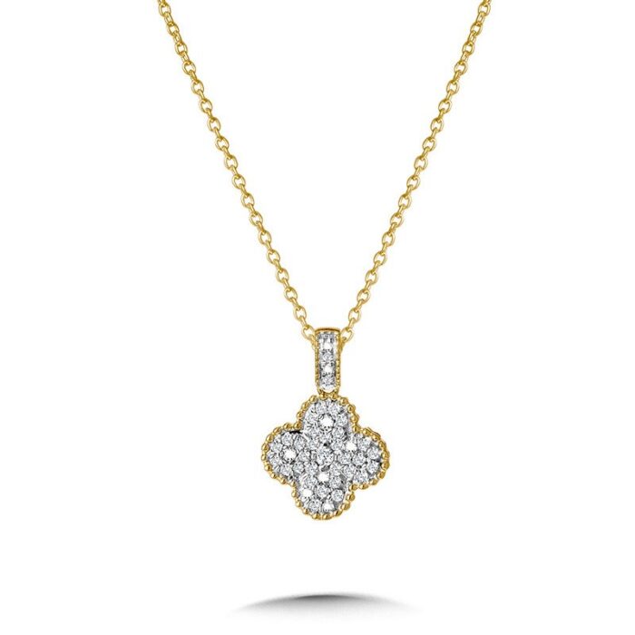 Diamond Klover Pendant