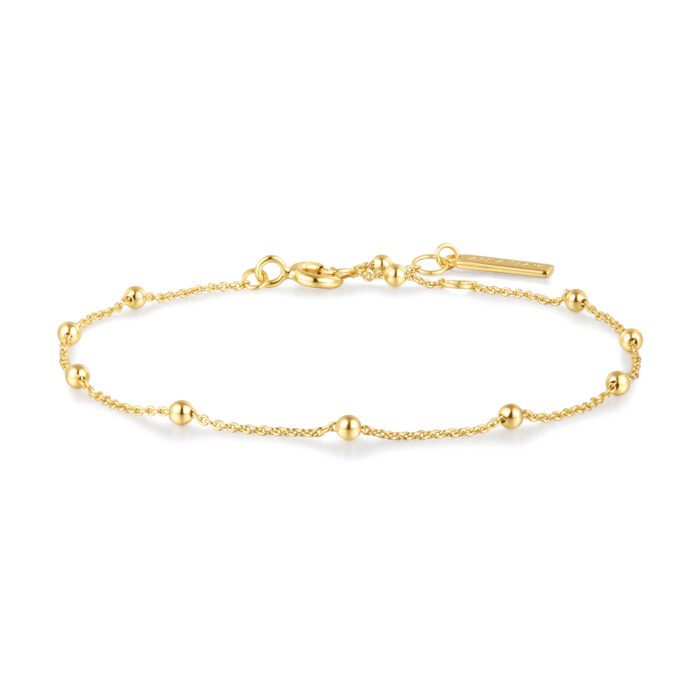 Gold Plated Bead Bracelet